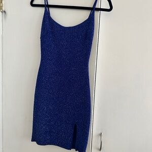 Glitter Blue Dress - Windsor
